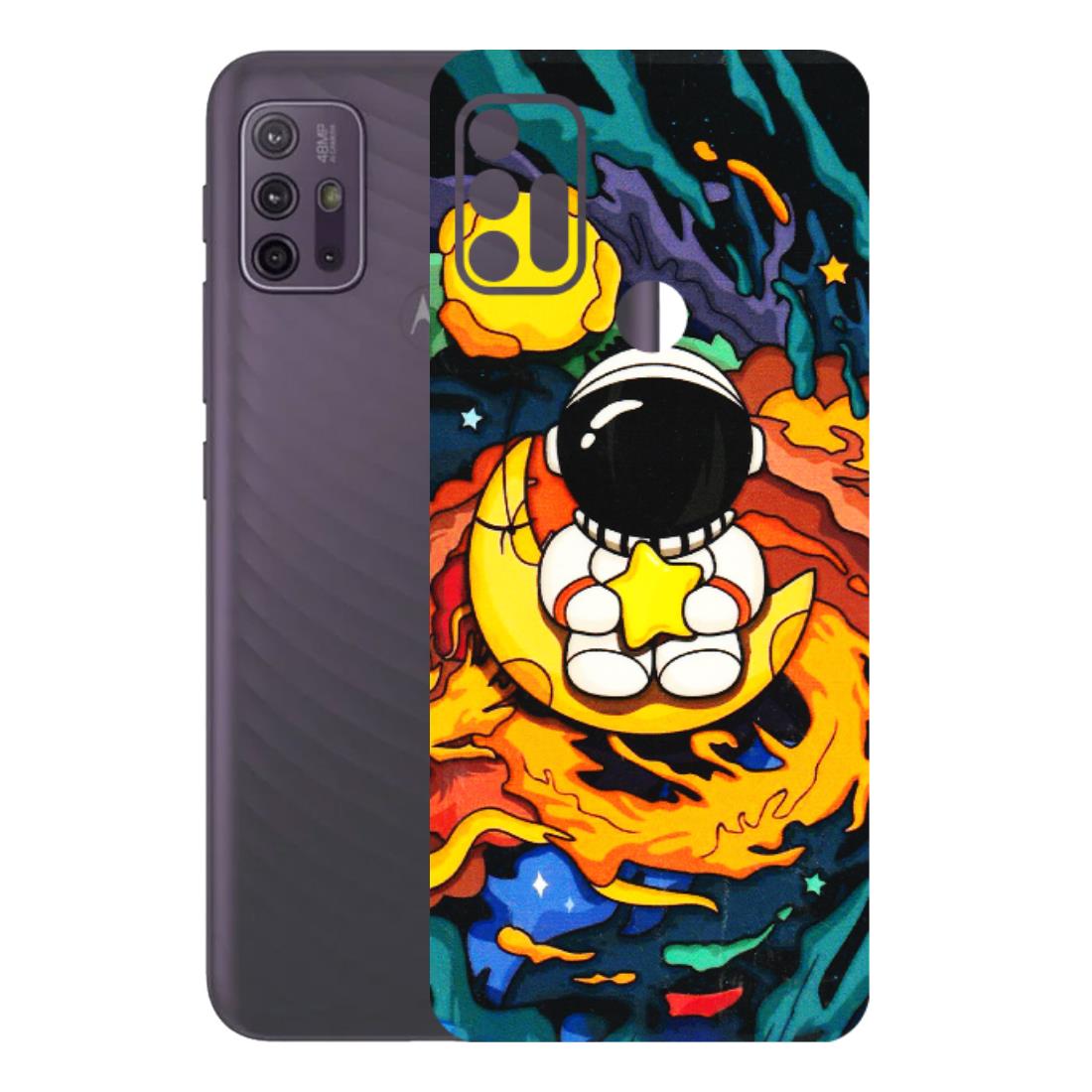 Motorola Phone Skins (All Models) - Baby Astronaut - 3D Embossed Finish (L-197) Motorola Moto G10 Power