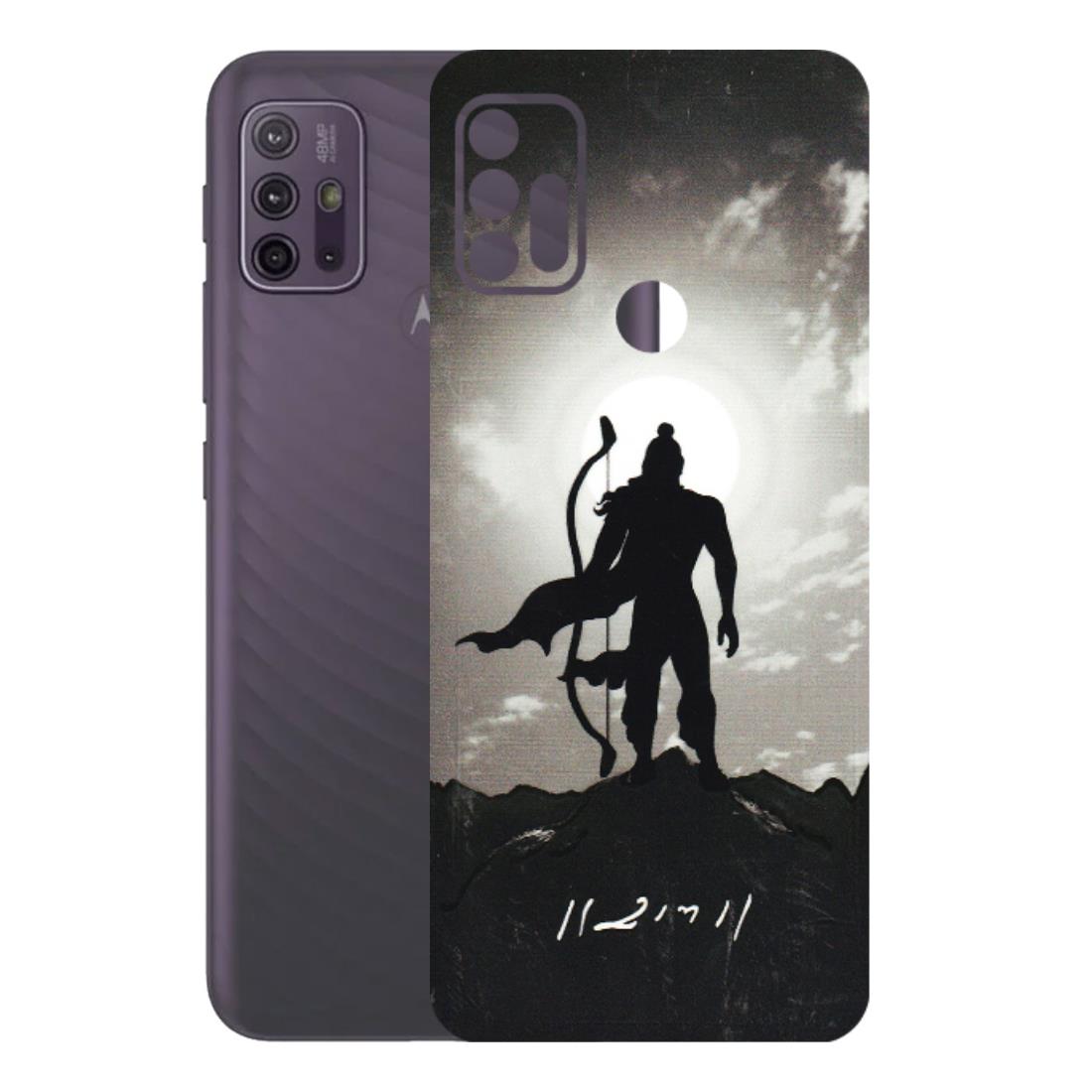 Motorola Phone Skins (All Models) - Jai Siya Ram - 3D Embossed Finish (L-200) Motorola Moto G10 Power