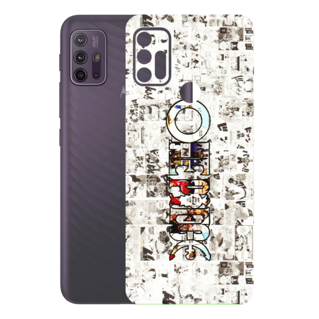 Motorola Phone Skins (All Models) - One Piece Manga - 3D Embossed Finish (L-26) Motorola Moto G10 Power