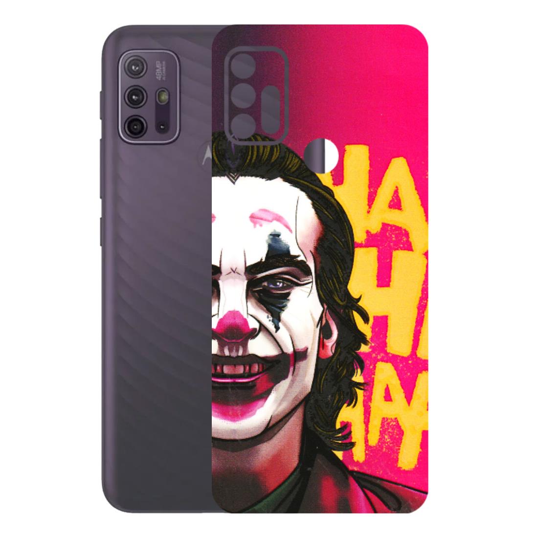 Motorola Phone Skins (All Models) - Joker Evil Laugh - 3D Embossed Finish (L-97) Motorola Moto G10 Power