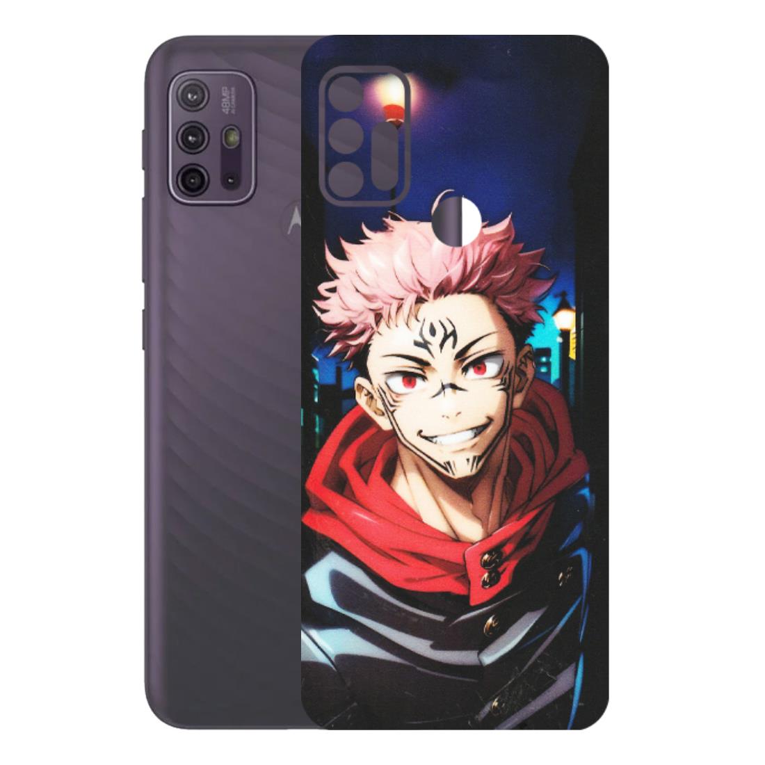 Motorola Phone Skins (All Models) - Yuji Itadori Funny Face Anime - Matte Finish (M-152) Motorola Moto G10 Power