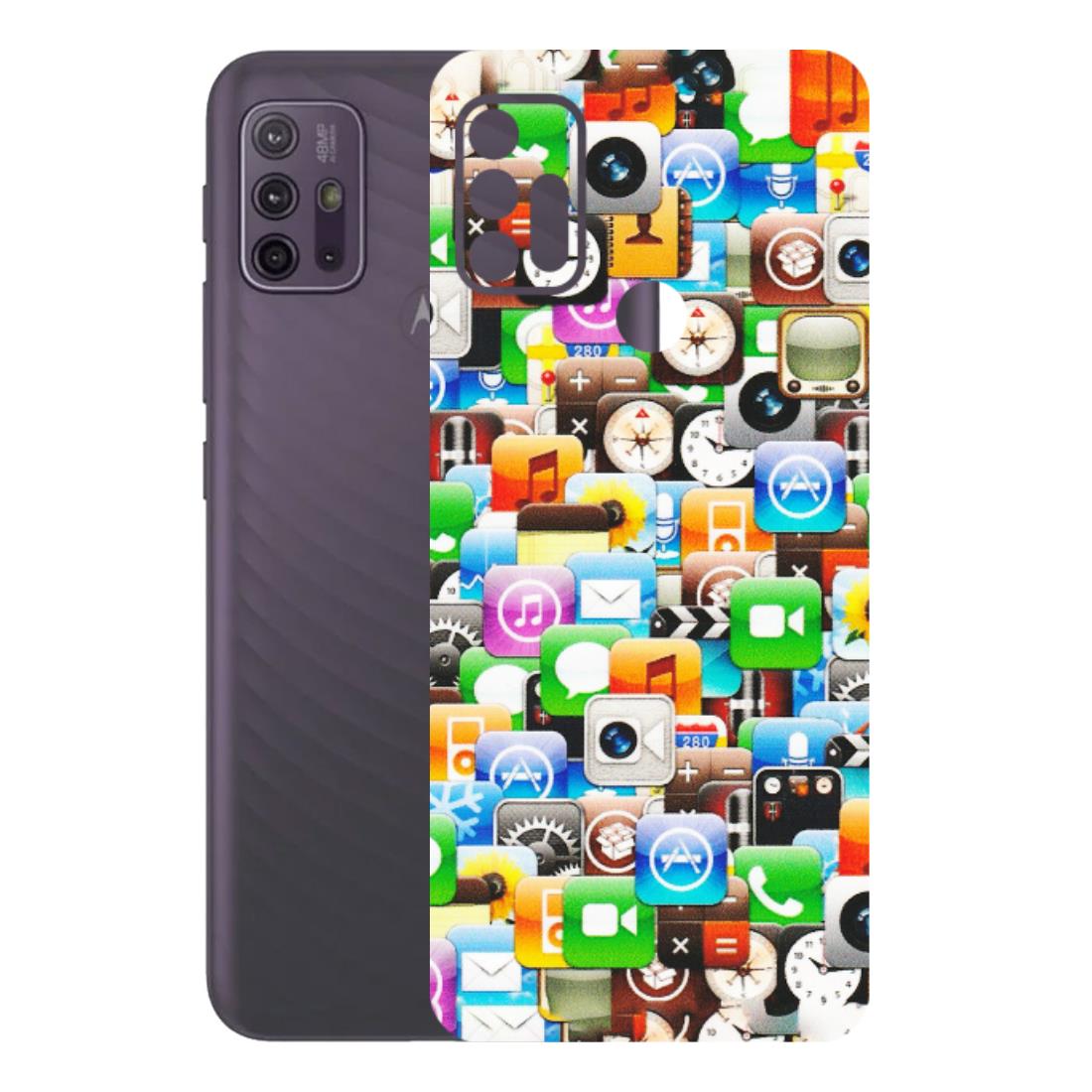 Motorola Phone Skins (All Models) - All Apple Icons - Matte Finish (M-93) Motorola Moto G10 Power