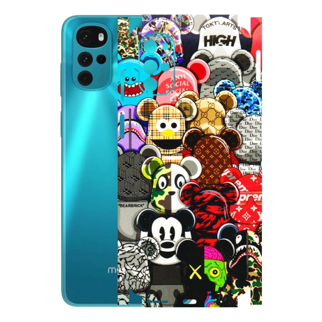 Motorola Phone Skins (All Models) - More Mickey Mouses - 3D Embossed Finish (L-118) Motorola Moto G22