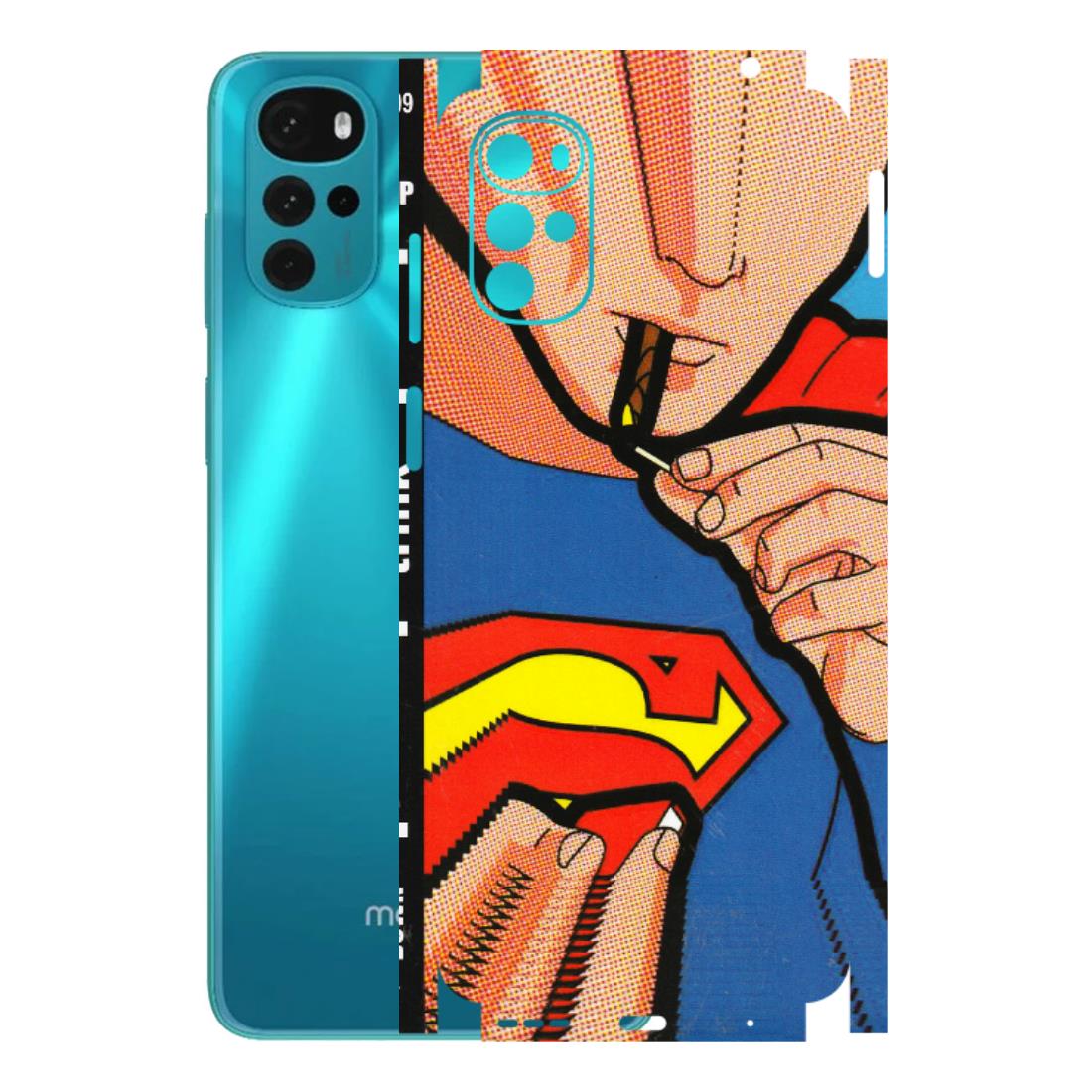Motorola Phone Skins (All Models) - Superman Sutta - 3D Embossed Finish (L-130) Motorola Moto G22