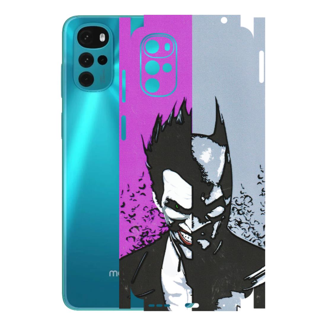 Motorola Phone Skins (All Models) - Batman & Joker - 3D Embossed Finish (L-143) Motorola Moto G22