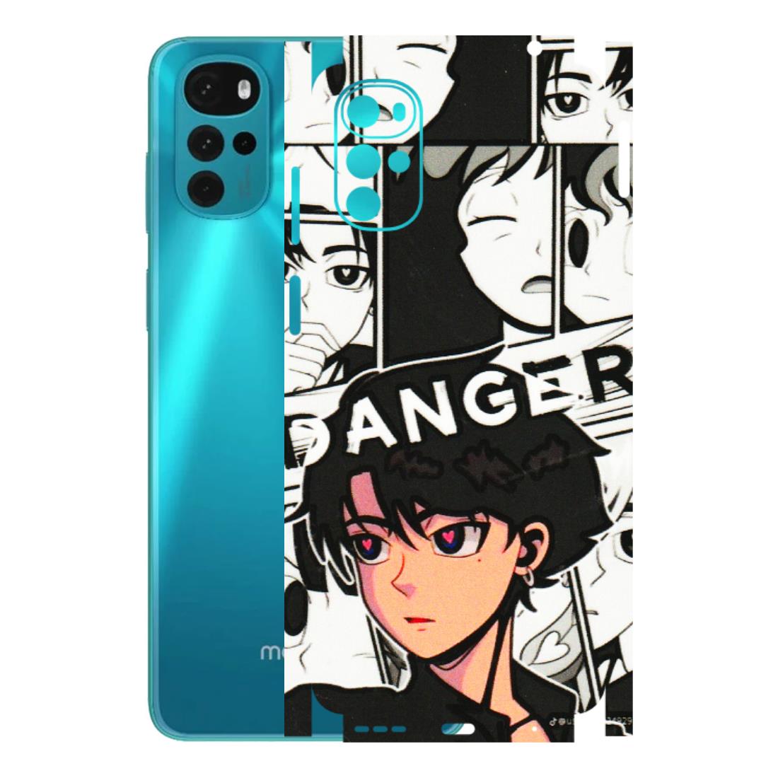 Motorola Phone Skins (All Models) - Danger Anime - 3D Embossed Finish (L-155) Motorola Moto G22
