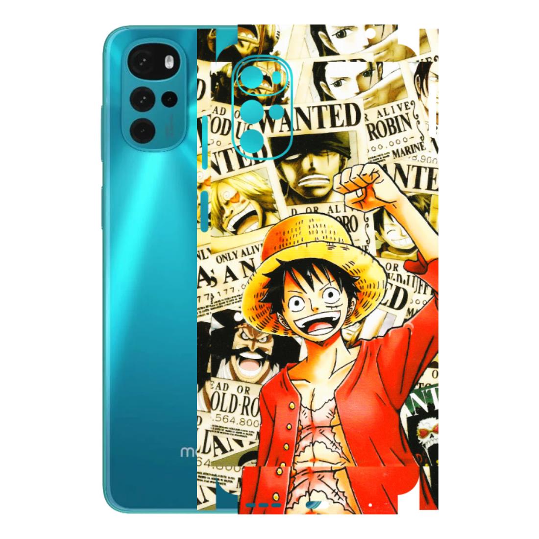 Motorola Phone Skins (All Models) - Luffy Anime - 3D Embossed Finish (L-177) Motorola Moto G22