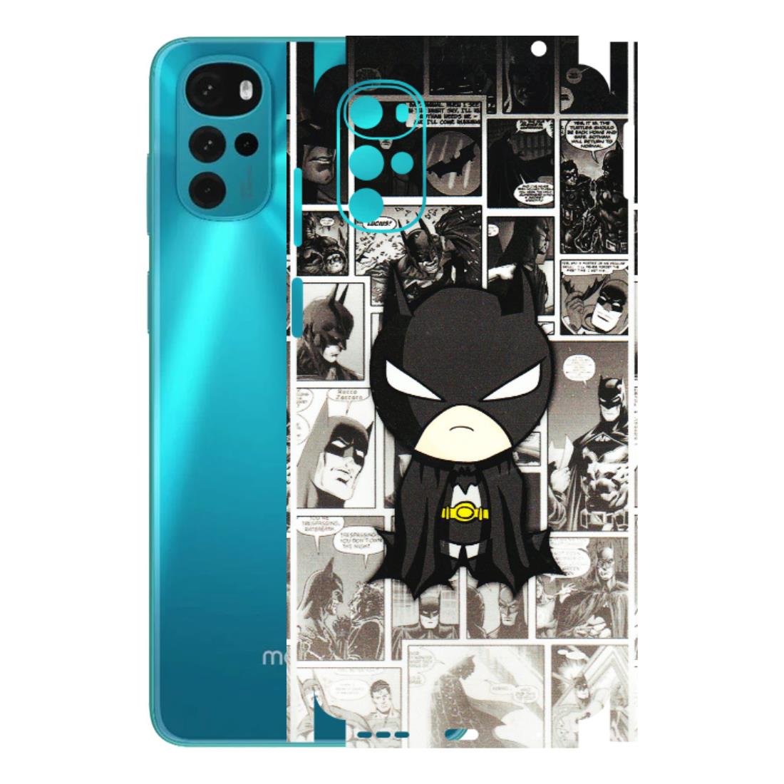 Motorola Phone Skins (All Models) - Toon Batman - 3D Embossed Finish (L-182) Motorola Moto G22