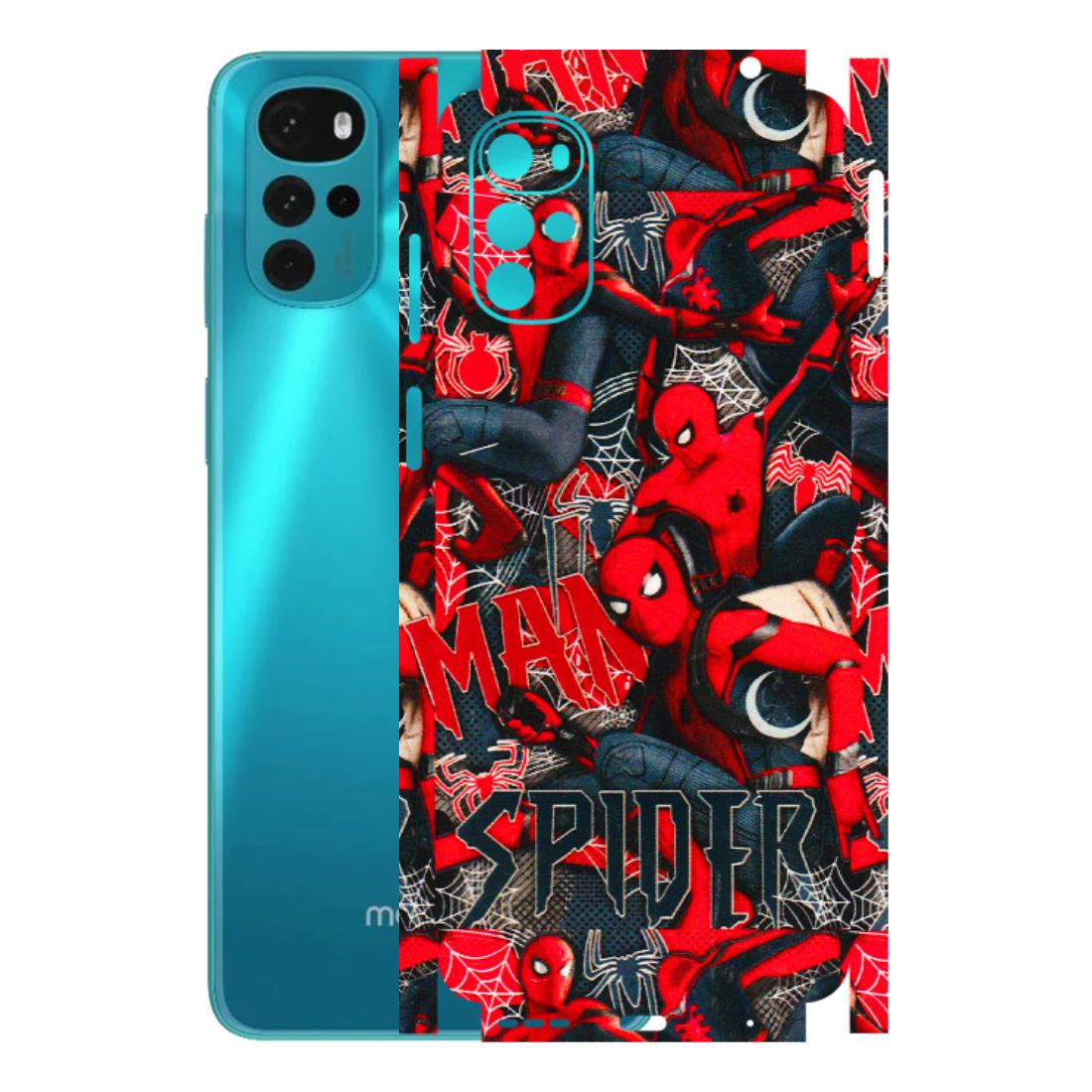 Motorola Phone Skins (All Models) - SpiderMan Cool - 3D Embossed Finish (L-188) Motorola Moto G22