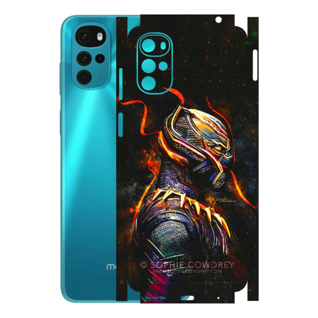 Motorola Phone Skins (All Models) - Black Panther - 3D Embossed Finish (L-190) Motorola Moto G22