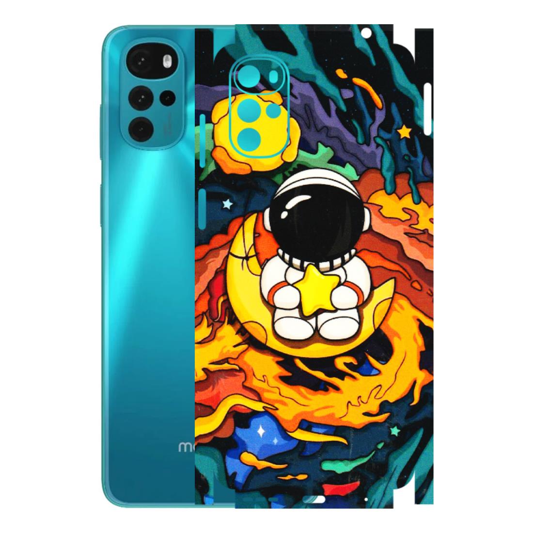 Motorola Phone Skins (All Models) - Baby Astronaut - 3D Embossed Finish (L-197) Motorola Moto G22
