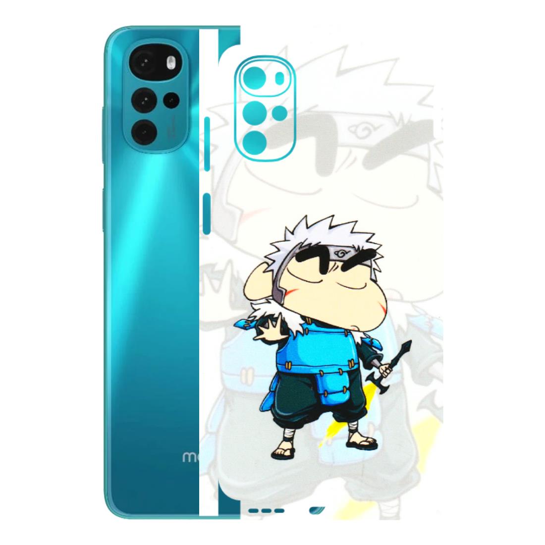 Motorola Phone Skins (All Models) - Angry Young Shinchan - 3D Embossed Finish (L-226) Motorola Moto G22