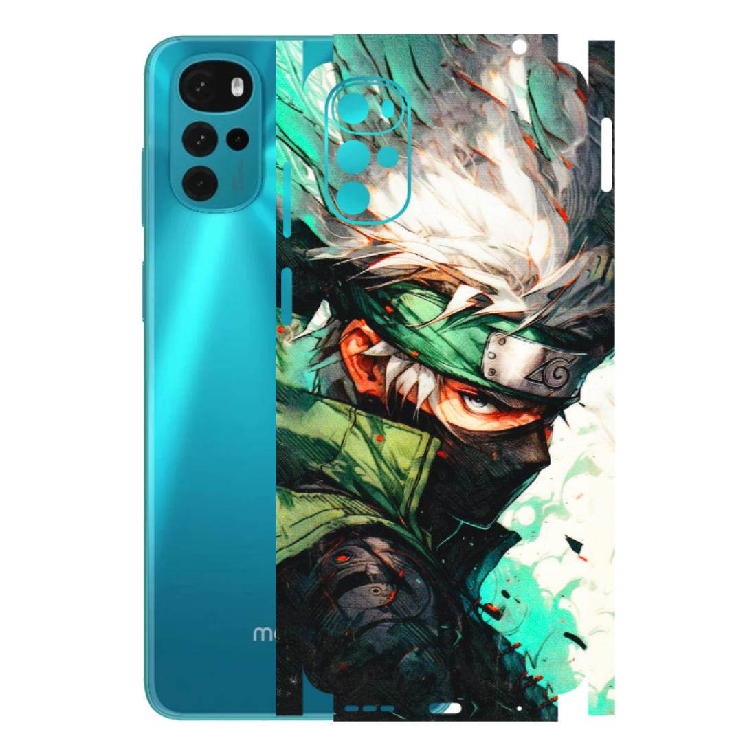 Motorola Phone Skins (All Models) - Kakashi Side Profile - 3D Embossed Finish (L-249) Motorola Moto G22