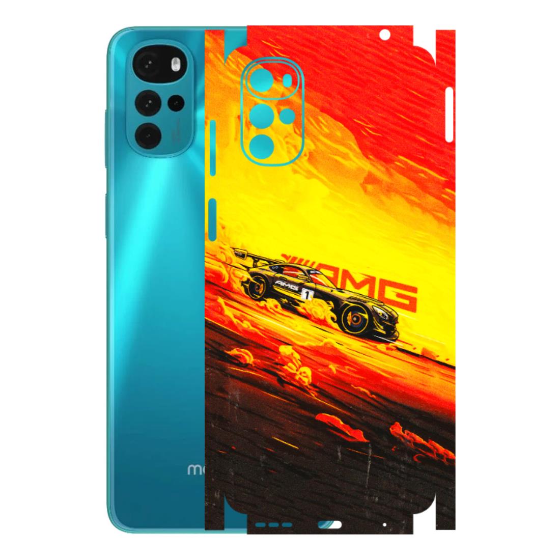 Motorola Phone Skins (All Models) - AMG Car Speed Cover - 3D Embossed Finish (L-256) Motorola Moto G22