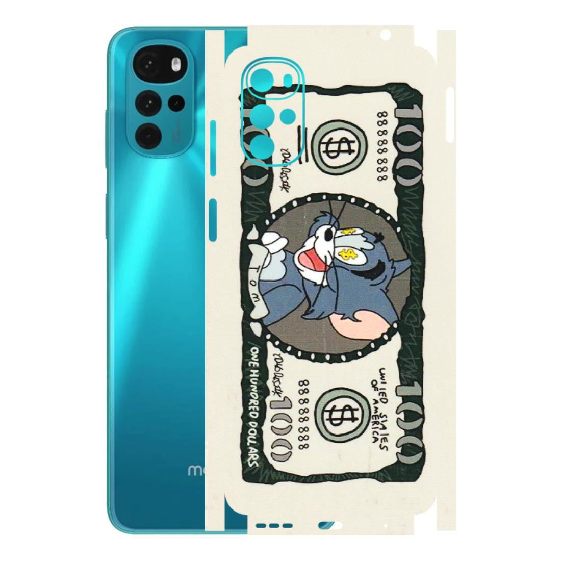 Motorola Phone Skins (All Models) - Tom Hundred Dollar - 3D Embossed Finish (L-324) Motorola Moto G22