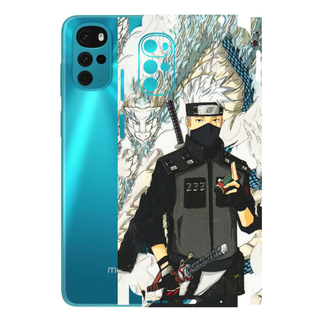Motorola Phone Skins (All Models) - Kakashi Hatake Naruto Anime - 3D Embossed Finish (L-46) Motorola Moto G22