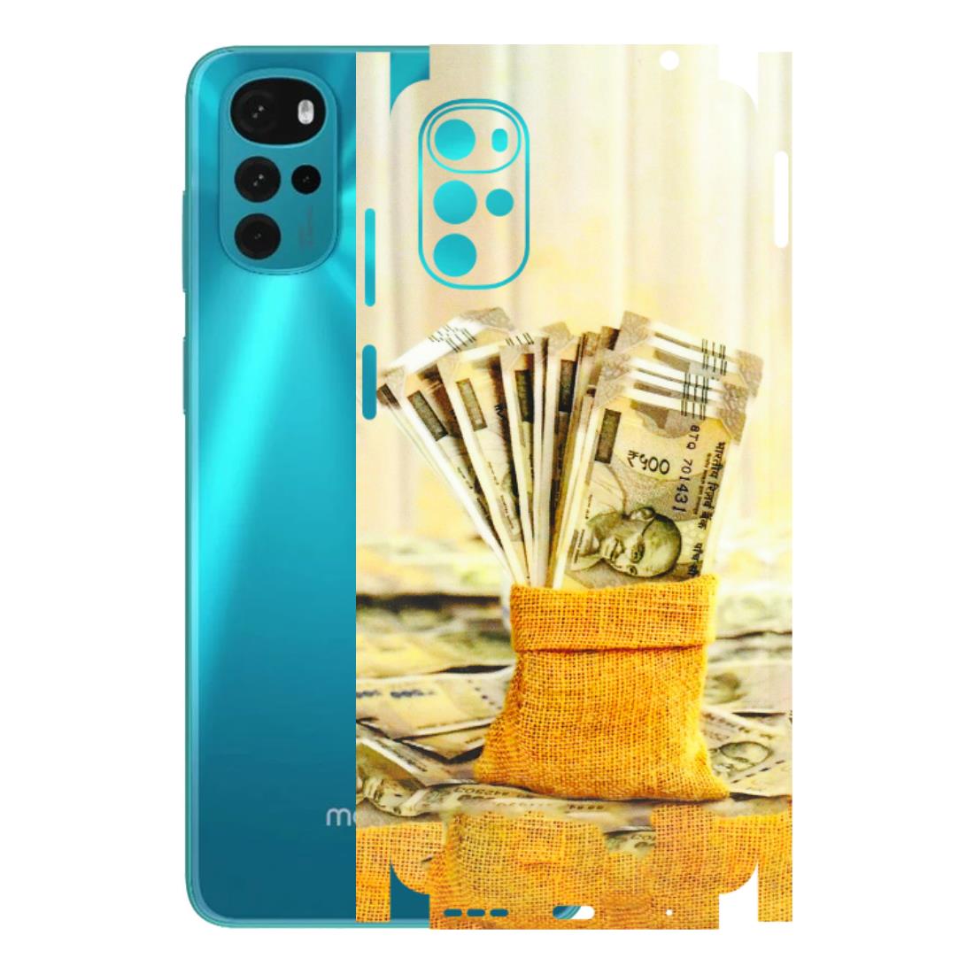 Motorola Phone Skins (All Models) - Show Me The Money - 3D Embossed Finish (L-52) Motorola Moto G22