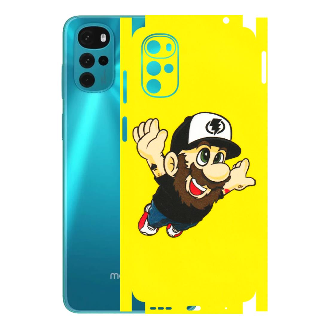 Motorola Phone Skins (All Models) - Flying Beardo - 3D Embossed Finish (L-60) Motorola Moto G22
