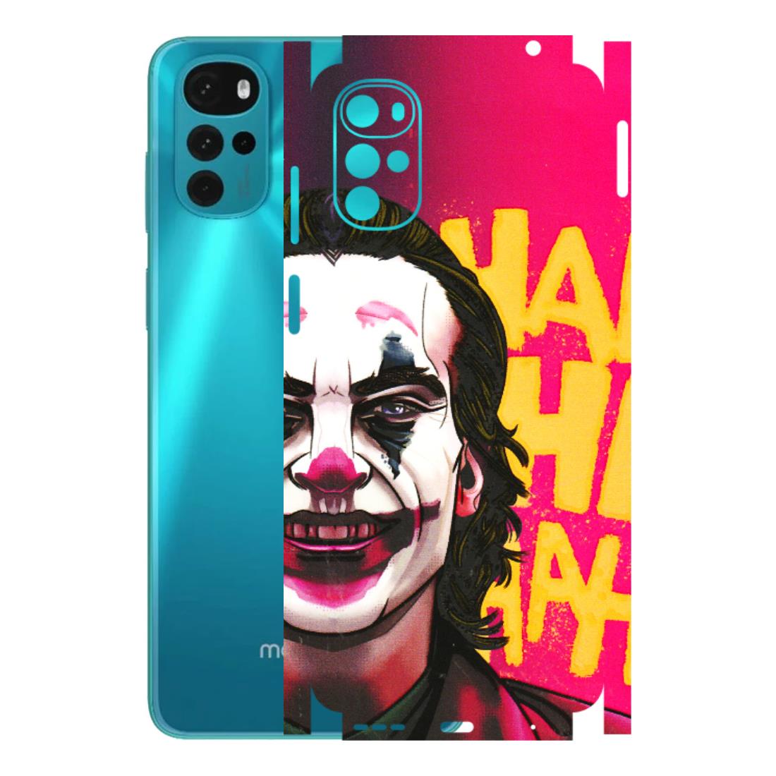 Motorola Phone Skins (All Models) - Joker Evil Laugh - 3D Embossed Finish (L-97) Motorola Moto G22