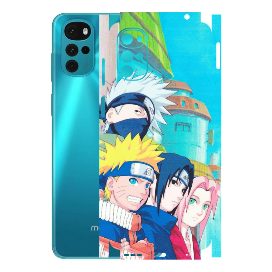 Motorola Phone Skins (All Models) - Team Minato And Kakashi - Matte Finish (M-101) Motorola Moto G22