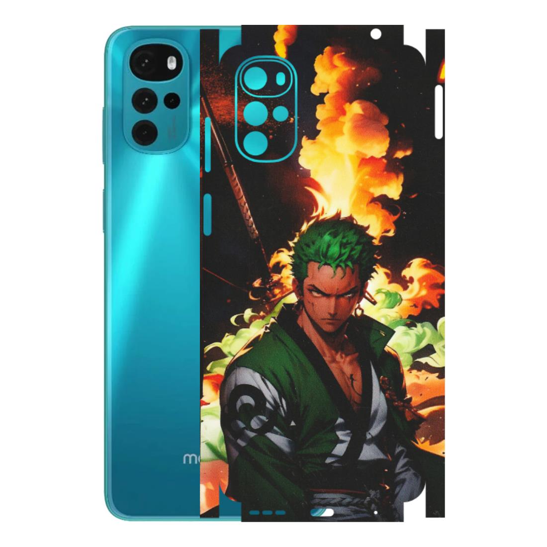 Motorola Phone Skins (All Models) - Roronoa Zoro - Matte Finish (M-102) Motorola Moto G22
