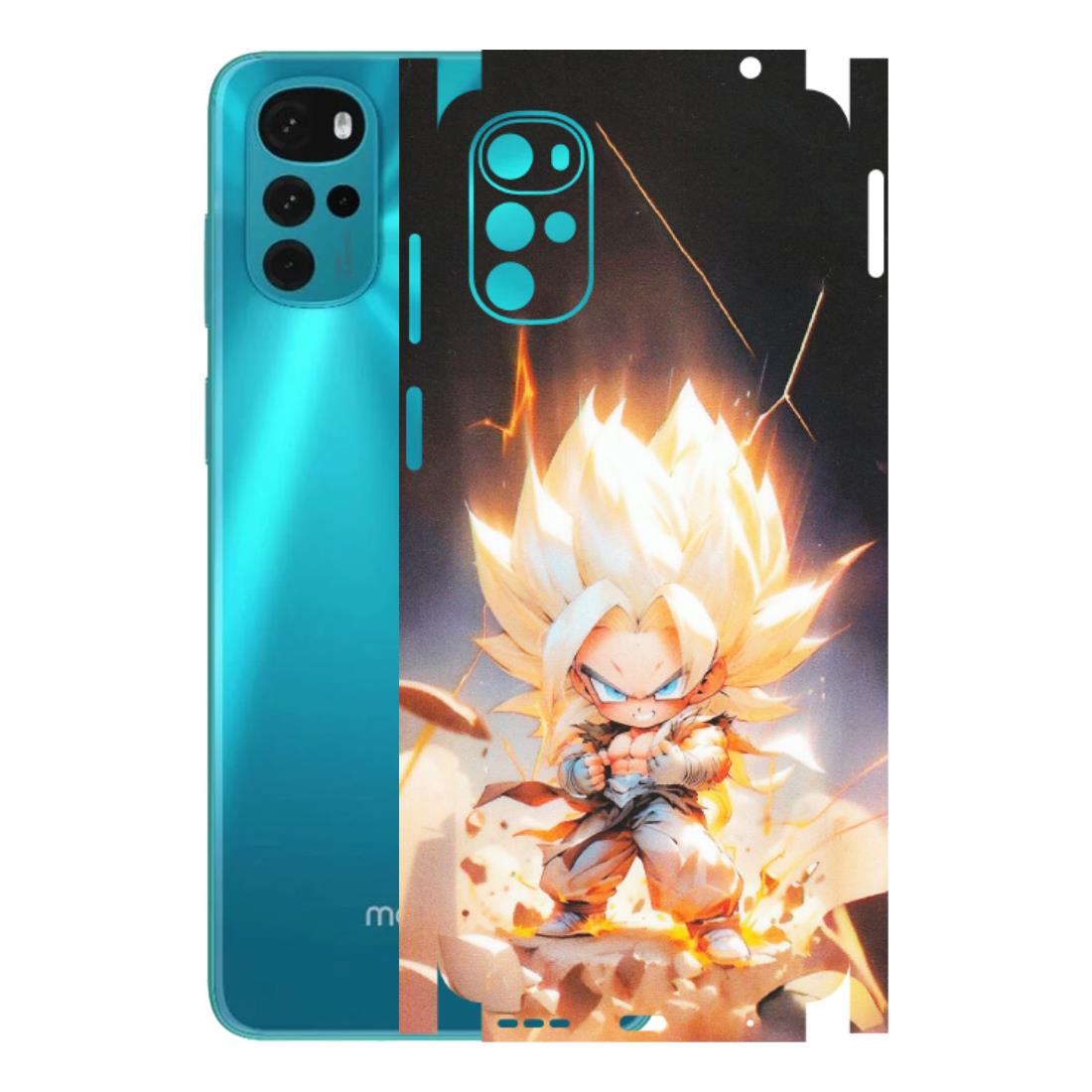 Motorola Phone Skins (All Models) - Goku Dragon Cute Anime - Matte Finish (M-131) Motorola Moto G22