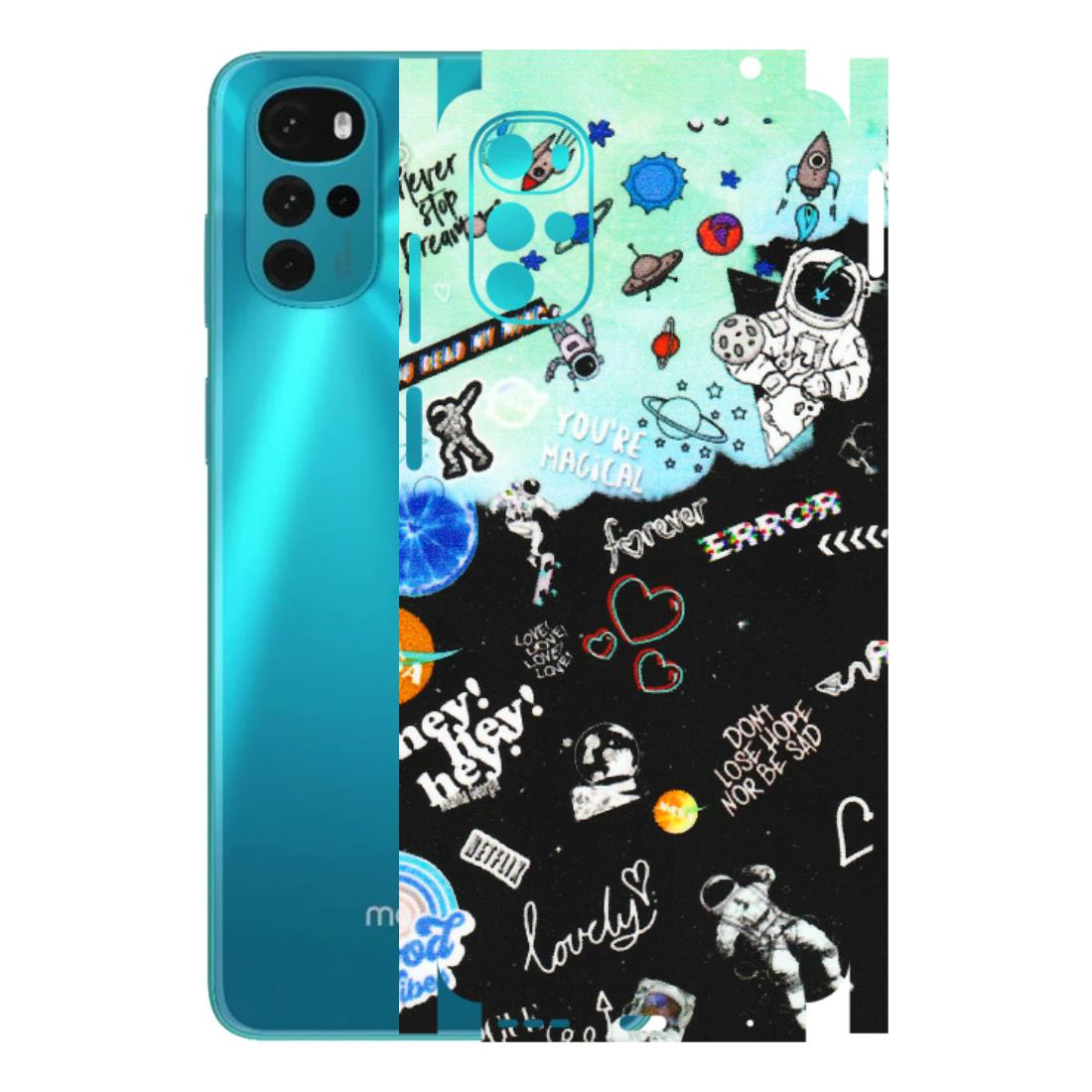 Motorola Phone Skins (All Models) - Living In A Space Dream - Matte Finish (M-46) Motorola Moto G22