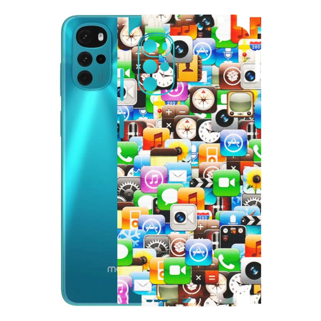 Motorola Phone Skins (All Models) - All Apple Icons - Matte Finish (M-93) Motorola Moto G22