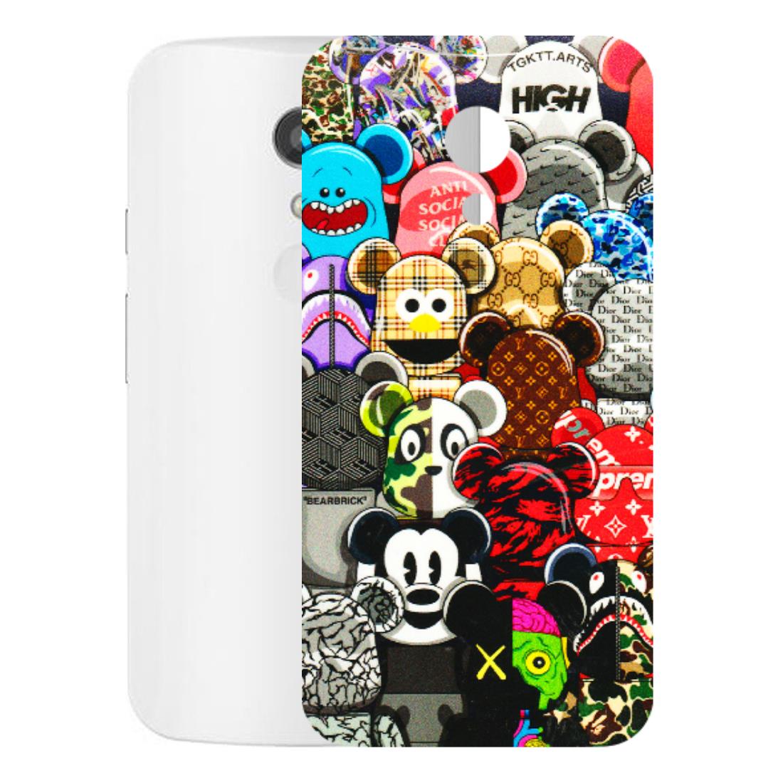 Motorola Phone Skins (All Models) - More Mickey Mouses - 3D Embossed Finish (L-118) Motorola Moto G2