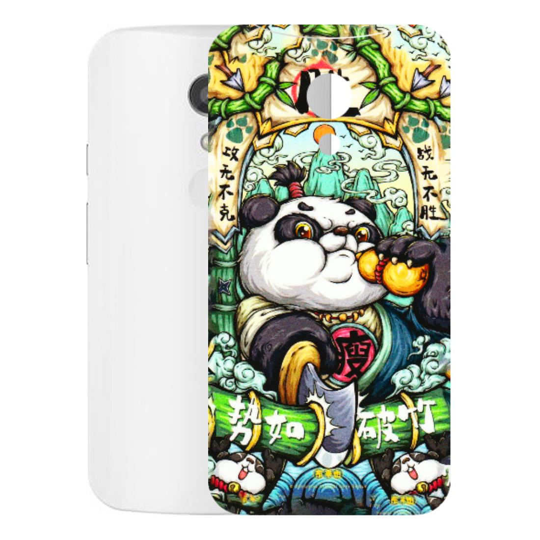 Motorola Phone Skins (All Models) - Royal Rich Panda - 3D Embossed Finish (L-170) Motorola Moto G2