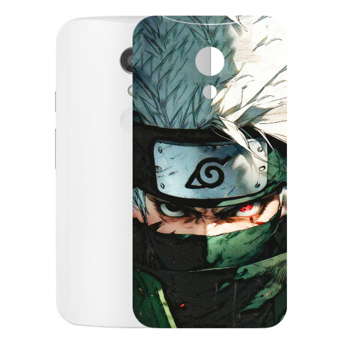 Motorola Phone Skins (All Models) - Kakashi Red Eye Focus - 3D Embossed Finish (L-227) Motorola Moto G2