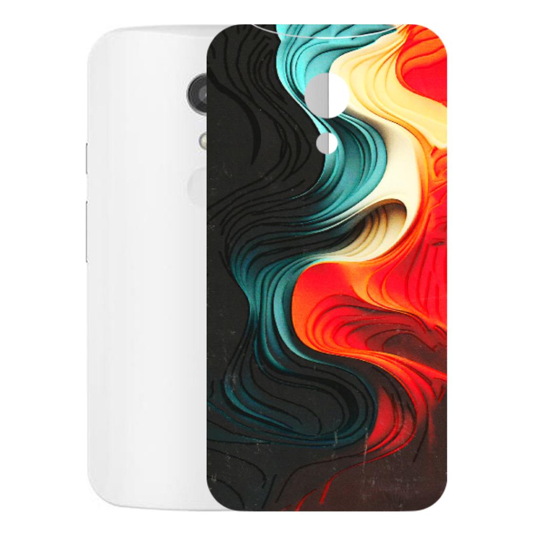 Motorola Phone Skins (All Models) - The Silky Swirl - 3D Embossed Finish (L-240) Motorola Moto G2