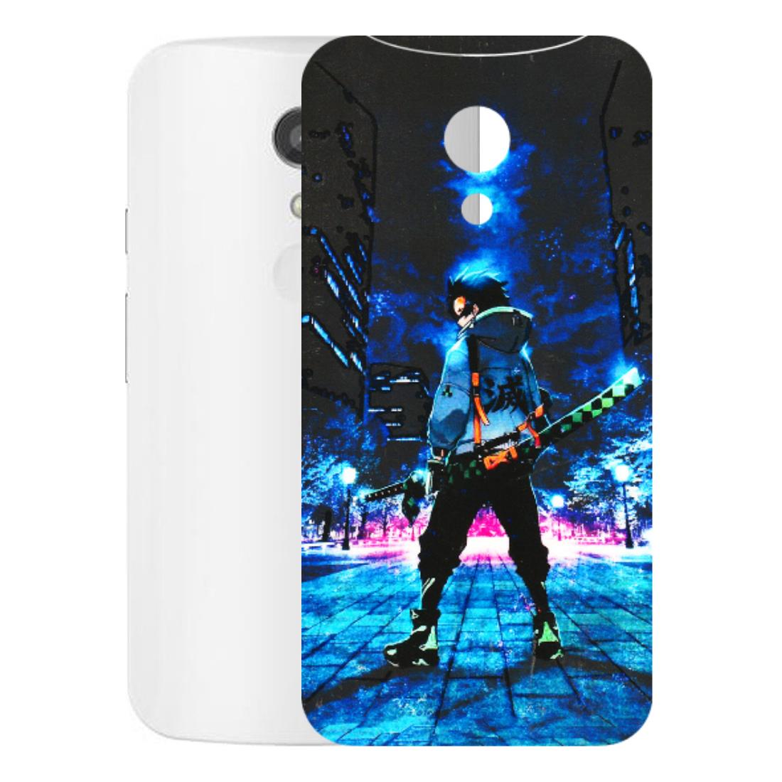 Motorola Phone Skins (All Models) - Demon Slayer Sword - 3D Embossed Finish (L-247) Motorola Moto G2