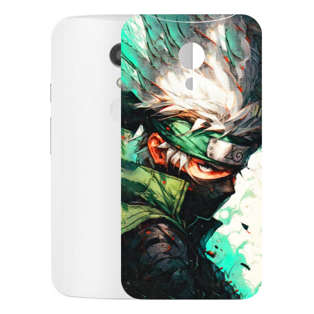 Motorola Phone Skins (All Models) - Kakashi Side Profile - 3D Embossed Finish (L-249) Motorola Moto G2