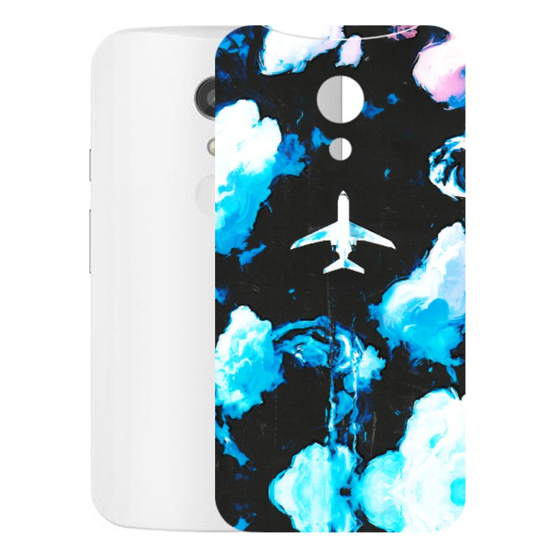 Motorola Phone Skins (All Models) - Travel In Airline - 3D Embossed Finish (L-264) Motorola Moto G2