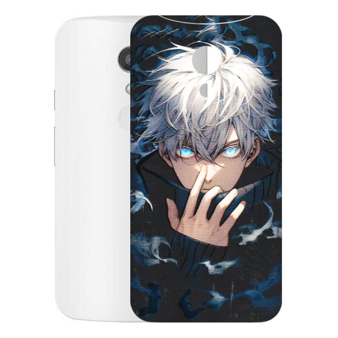 Motorola Phone Skins (All Models) - New Jujutsu Kaisen Anime - 3D Embossed Finish (L-313) Motorola Moto G2