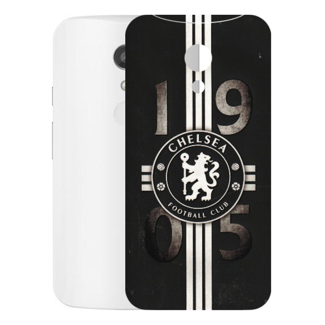 Motorola Phone Skins (All Models) - Chelsea Fan Club - 3D Embossed Finish (L-36) Motorola Moto G2