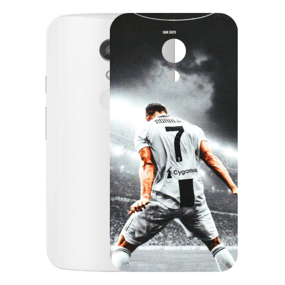 Motorola Phone Skins (All Models) - Ronaldo CR7 Crazy - 3D Embossed Finish (L-44) Motorola Moto G2