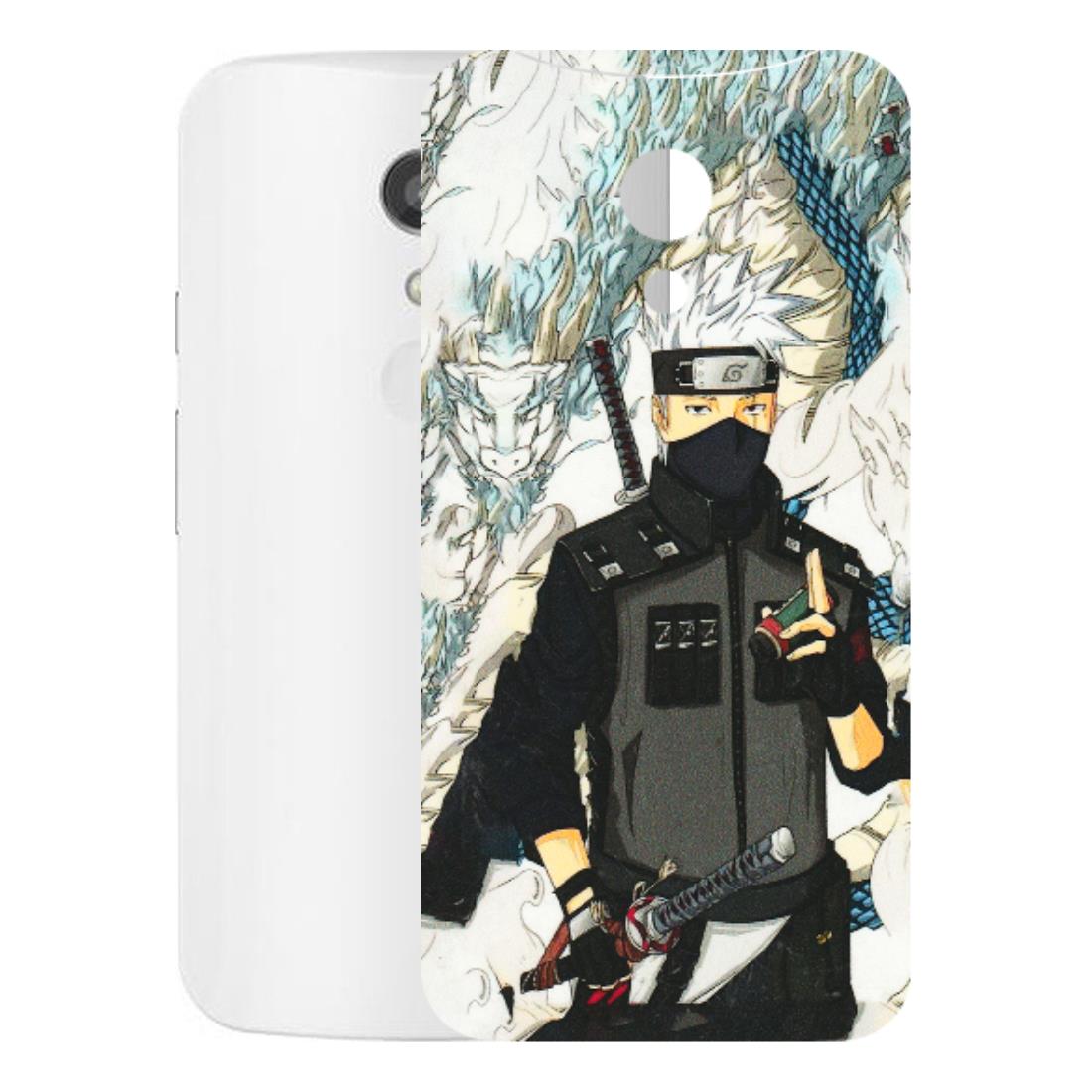 Motorola Phone Skins (All Models) - Kakashi Hatake Naruto Anime - 3D Embossed Finish (L-46) Motorola Moto G2