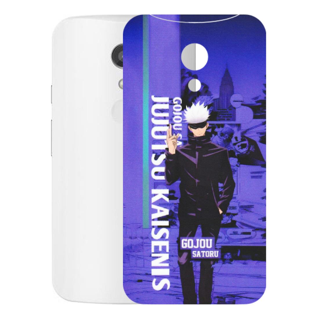 Motorola Phone Skins (All Models) - Jujutsu Kaisen Gojo - Matte Finish (M-05) Motorola Moto G2
