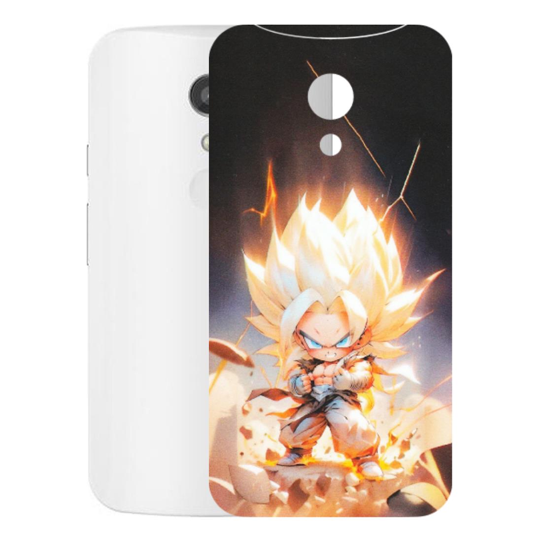 Motorola Phone Skins (All Models) - Goku Dragon Cute Anime - Matte Finish (M-131) Motorola Moto G2