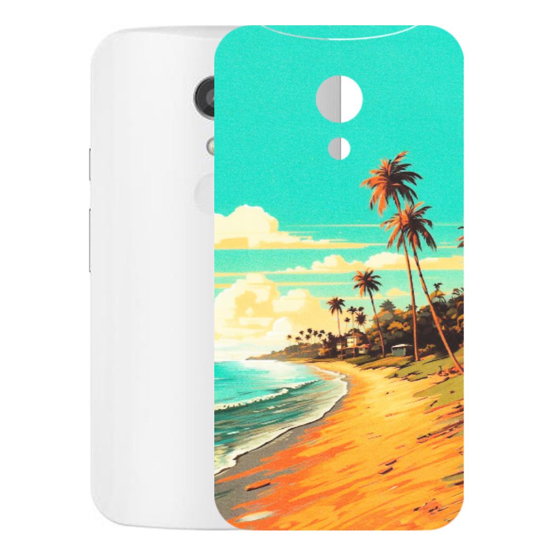 Motorola Phone Skins (All Models) - Miami Beach - Matte Finish (M-136) Motorola Moto G2