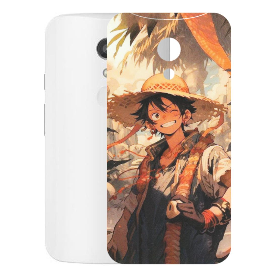 Motorola Phone Skins (All Models) - Anime Character Smile - Matte Finish (M-33) Motorola Moto G2
