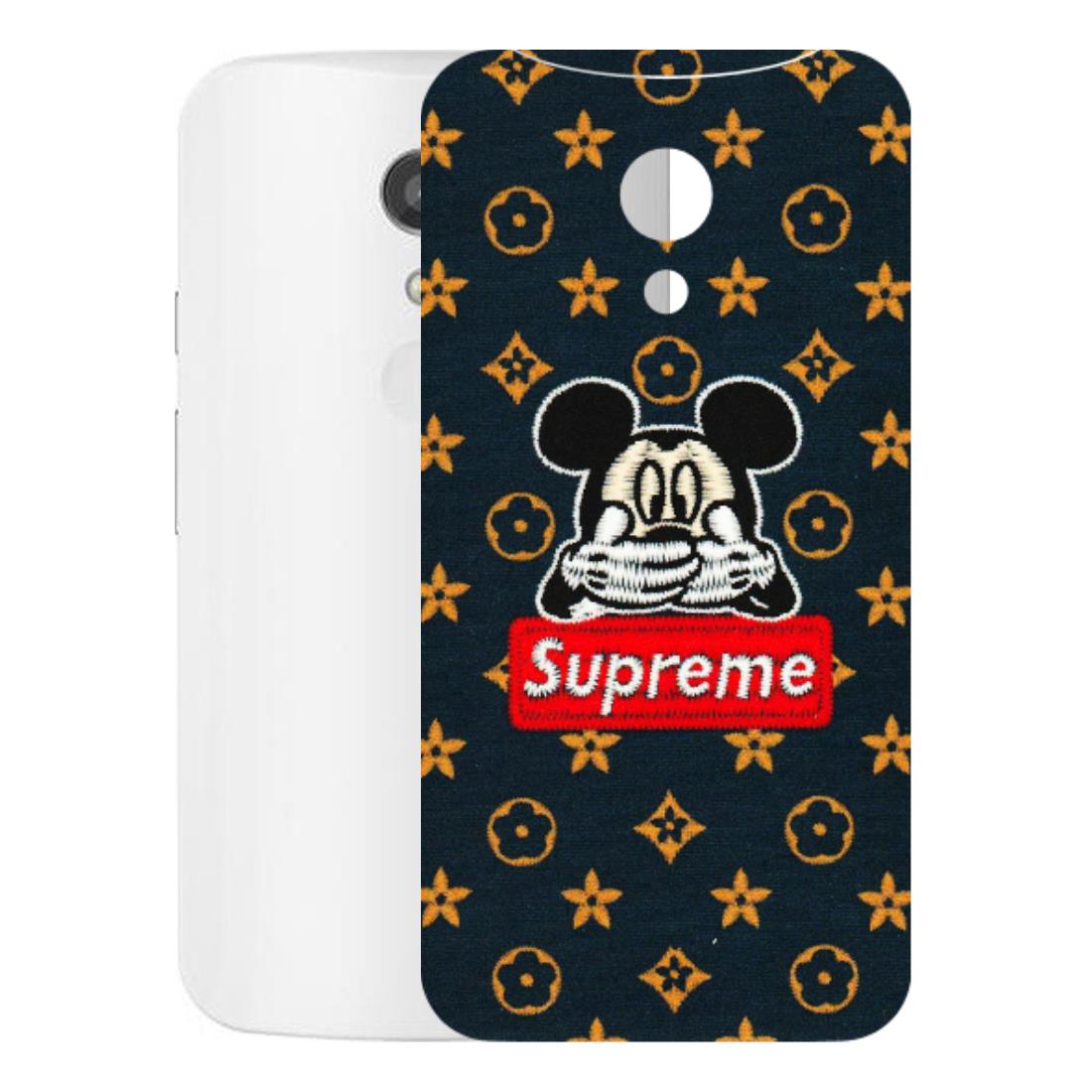 Motorola Phone Skins (All Models) - Mickey Supreme - Matte Finish (M-83) Motorola Moto G2
