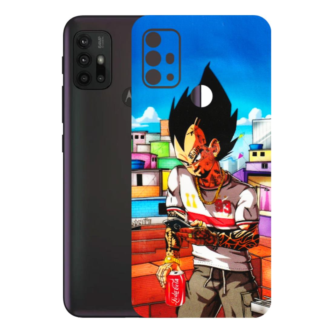 Motorola Phone Skins (All Models) - Vegeta - 3D Embossed Finish (L-136) Motorola Moto G30