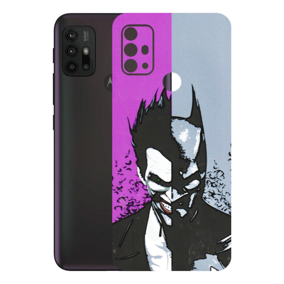 Motorola Phone Skins (All Models) - Batman & Joker - 3D Embossed Finish (L-143) Motorola Moto G30