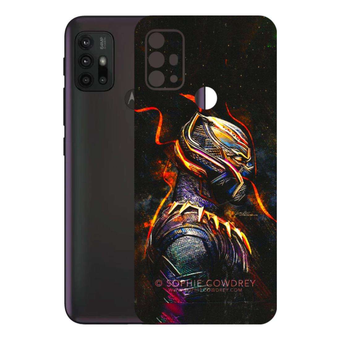 Motorola Phone Skins (All Models) - Black Panther - 3D Embossed Finish (L-190) Motorola Moto G30