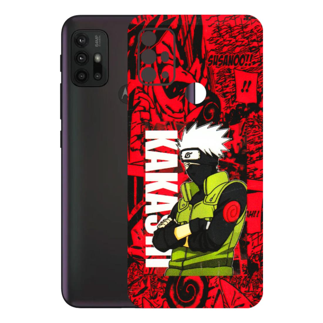 Motorola Phone Skins (All Models) - Kakashi Red Anime - 3D Embossed Finish (L-251) Motorola Moto G30