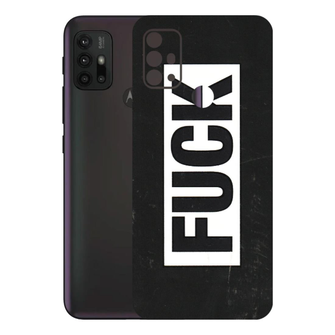 Motorola Phone Skins (All Models) - The F Word - 3D Embossed Finish (L-255) Motorola Moto G30