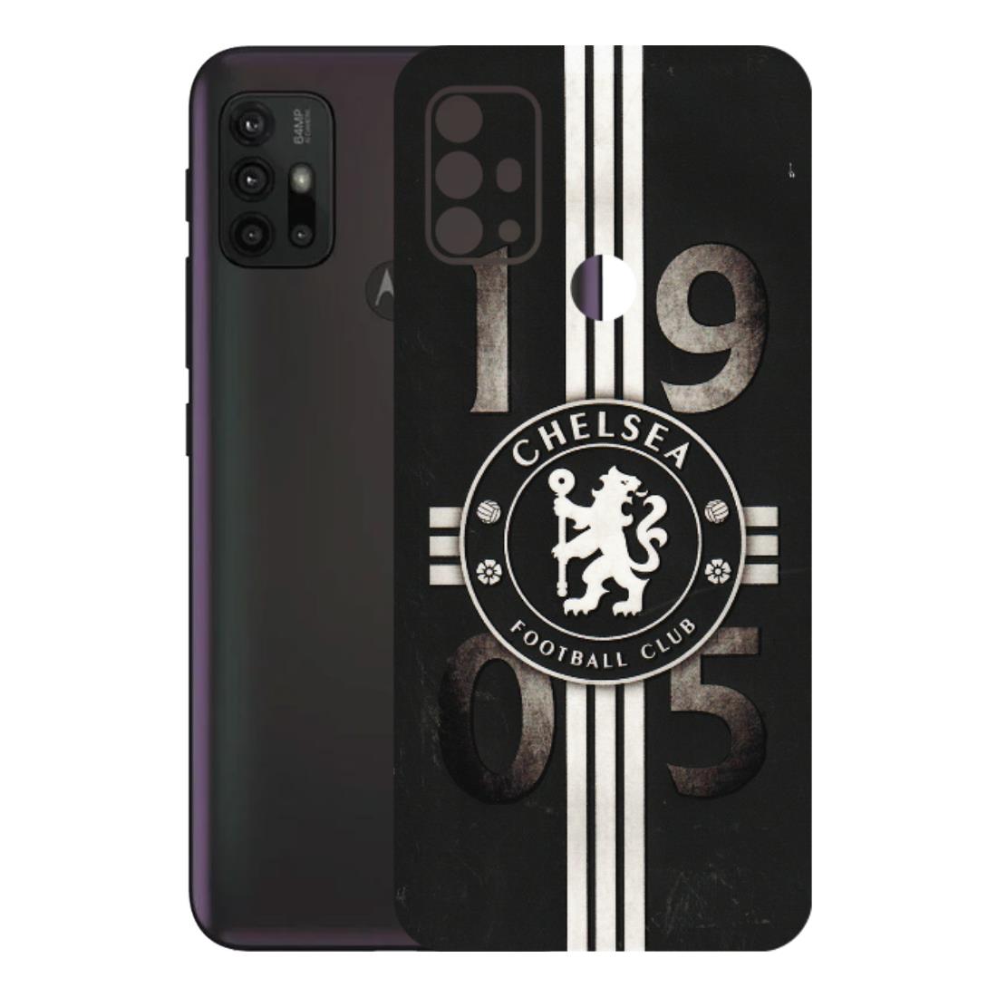 Motorola Phone Skins (All Models) - Chelsea Fan Club - 3D Embossed Finish (L-36) Motorola Moto G30